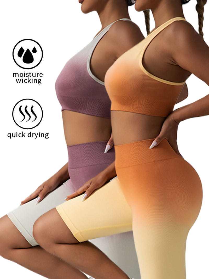 2 Pack Y Back Sports Bras For Women Spaghetti Thin Strap Workout Bras Wirefree Padded Racerback Yoga Bras - Ebz Beauty and Phyzique