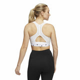 Sports Bra Adidas PowerReact Training White - Ebz Beauty and Phyzique