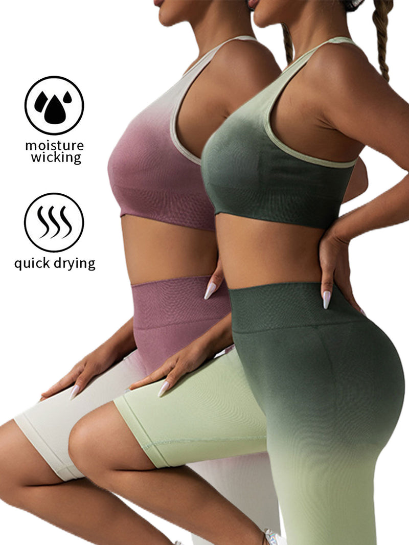 2 Pack Y Back Sports Bras For Women Spaghetti Thin Strap Workout Bras Wirefree Padded Racerback Yoga Bras - Ebz Beauty and Phyzique