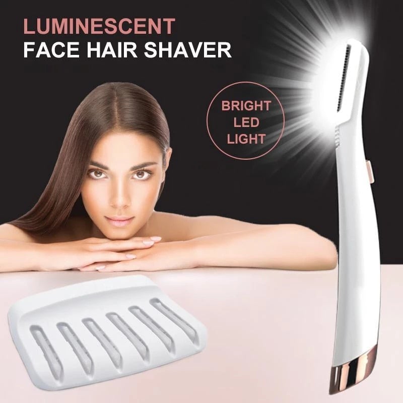 LED Facial Exfoliator Face Hair Remover - Ebz Beauty and Phyzique