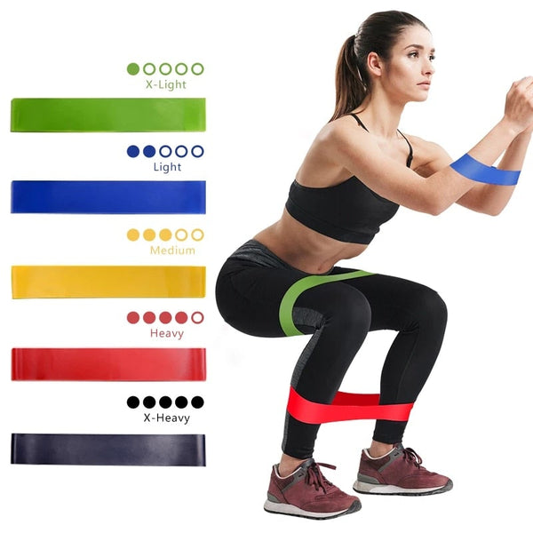 Yoga Elastic Rubber Resistance Bands - Ebz Beauty and Phyzique