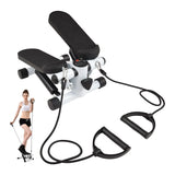 Mini Stepper For Exercise At Home With Resistance Bands LCD Display Capacity 100kg Stair Stepper - Ebz Beauty and Phyzique