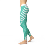 Turquoise Sports Leggings - Ebz Beauty and Phyzique