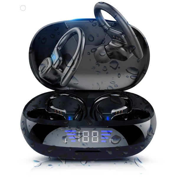 LED Display TWS Sport Bluetooth V5.0 Headset For Iphone Huawei - Ebz Beauty and Phyzique