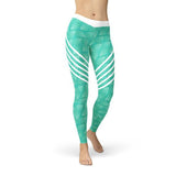 Turquoise Sports Leggings - Ebz Beauty and Phyzique