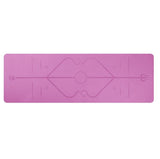 Non Slip Yoga Mat with Position Lines - Ebz Beauty and Phyzique